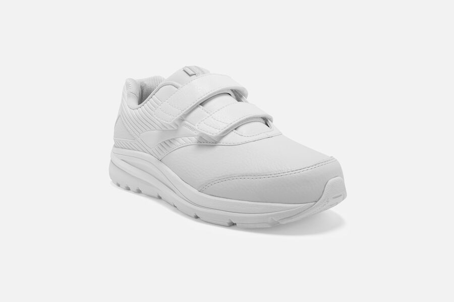 Brooks Running Shoes - Addiction Walker V-Strap 2 Womens - White - TLD-601754